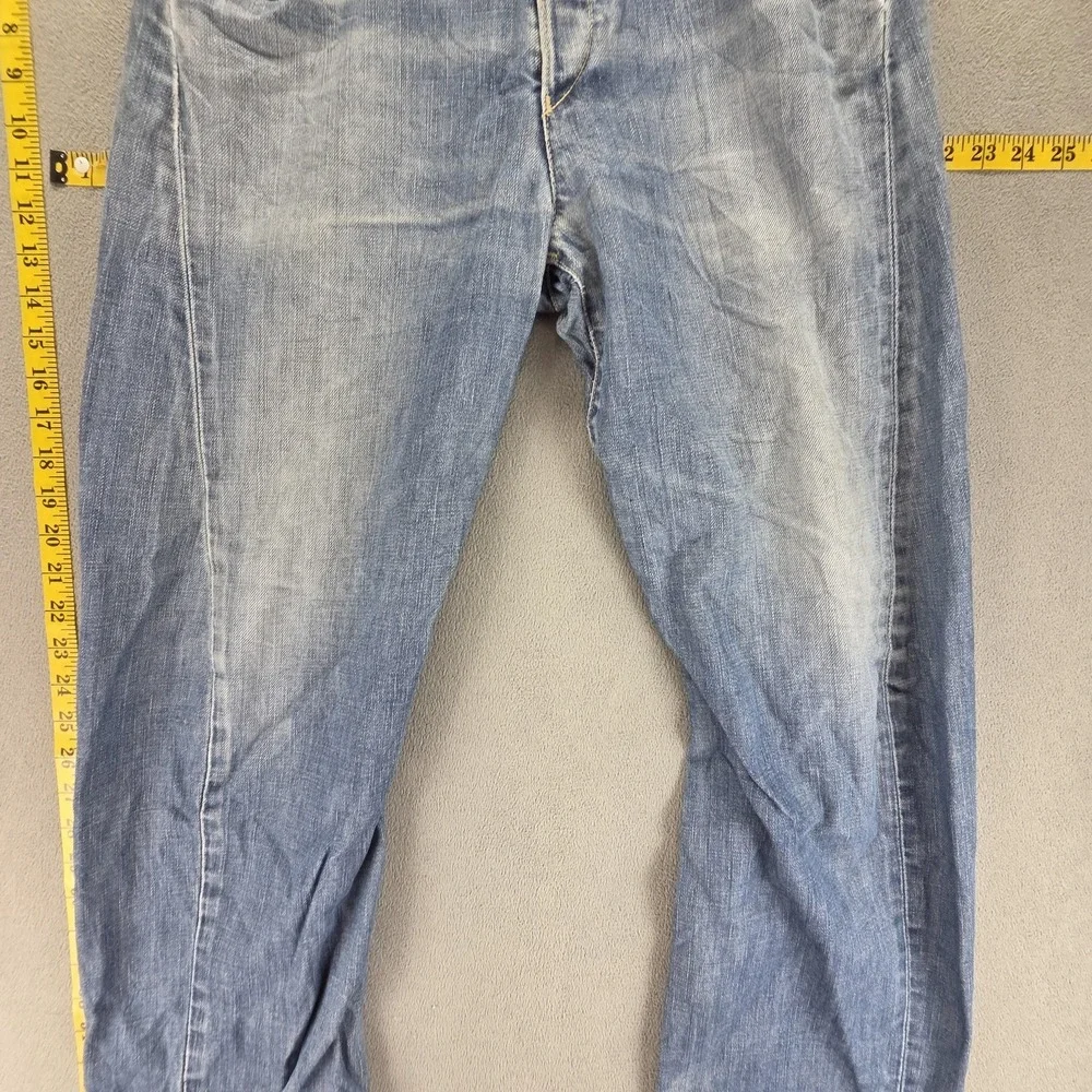 Vintage Levis Engineered Jeans Mens 30x30 Blue Twisted Button Fly Light Wash